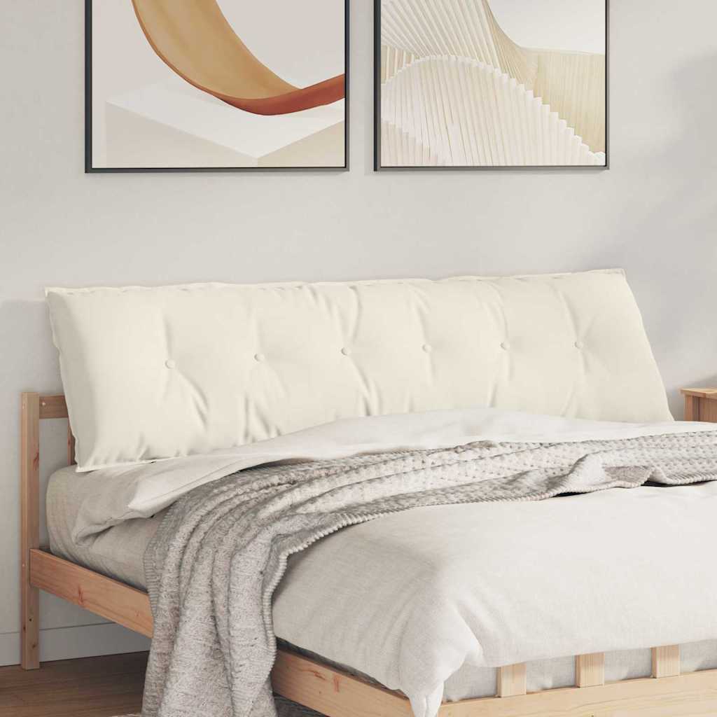Vidaxx Rückenkissen Creme 180 x 50 cm Cordstoff