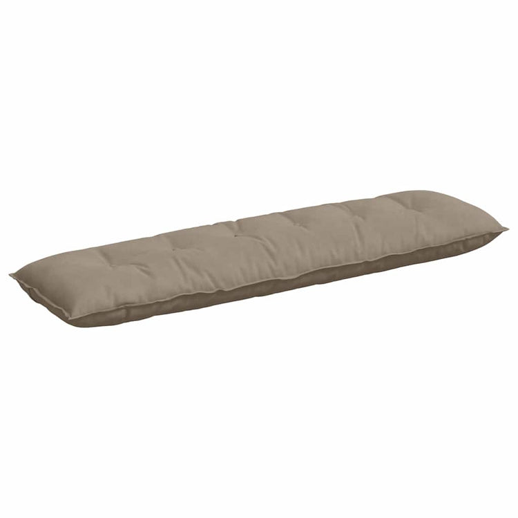Vidaxx Rückenkissen Taupe 180 x 50 cm aus Mikrofaserstoff