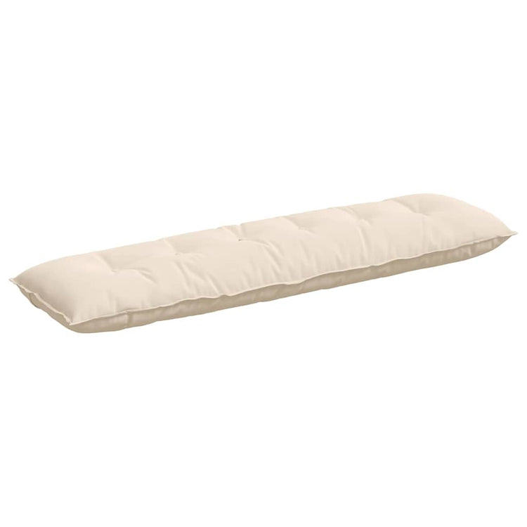 VidaXL Rückenkissen Beige 180 x 50 cm Mikrofaserstoff