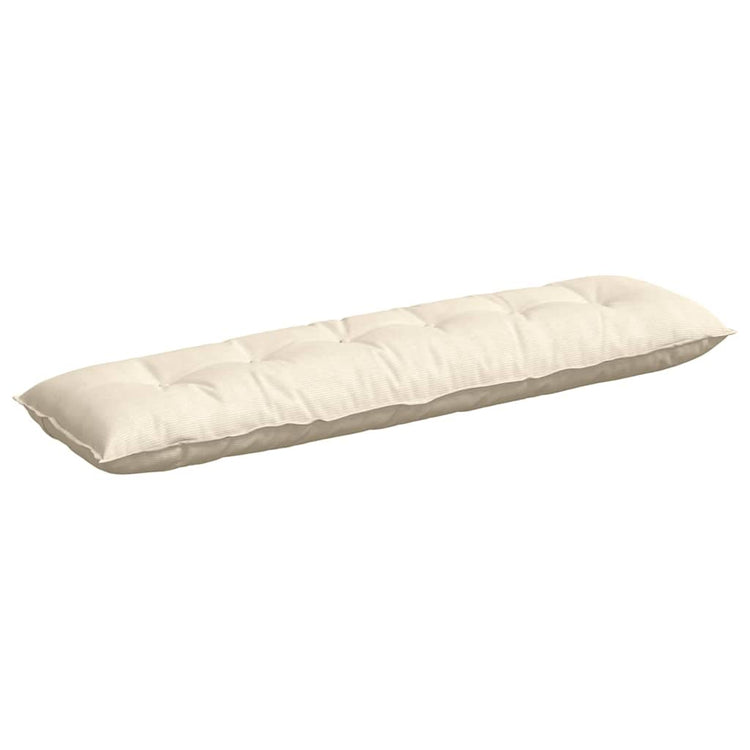 Vidaxx Rückenkissen Creme 180 x 50 cm Cordstoff