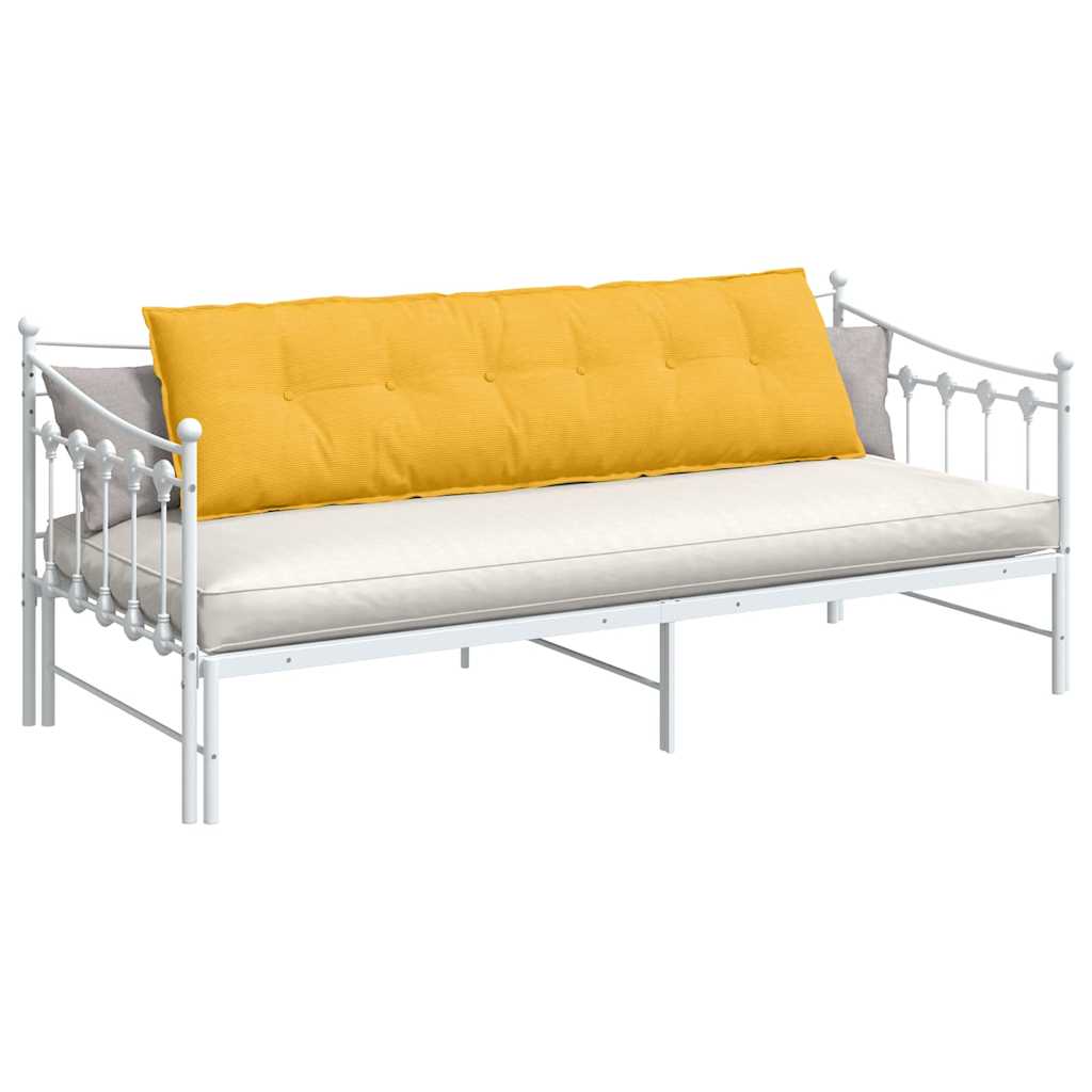 Vidaxx Rückenkissen Hellgelb 180 x 50 cm Cordstoff