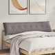 Vidaxx Rückenkissen Taupe 200 x 19 x 50 cm Stoff