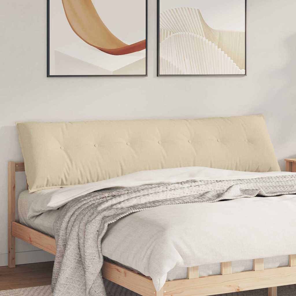 Vidaxx Rückenkissen Creme 200 x 19 x 50 cm Stoff