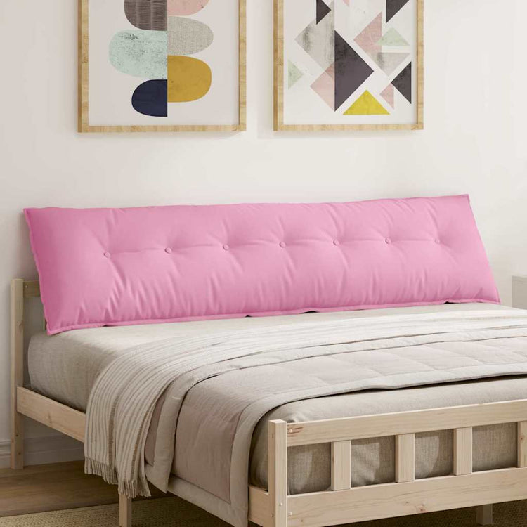 Vidaxx Rückenkissen rosa 200 x 19 x 50 cm Stoff