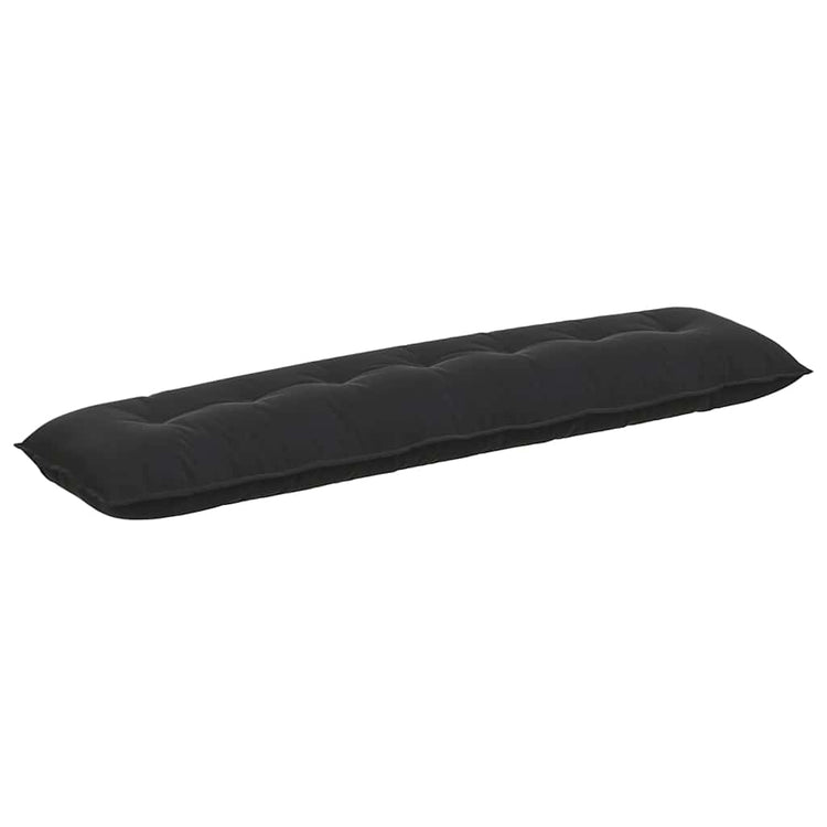 Vidaxx Rückenkissen schwarz 200 x 50 cm Cordstoff