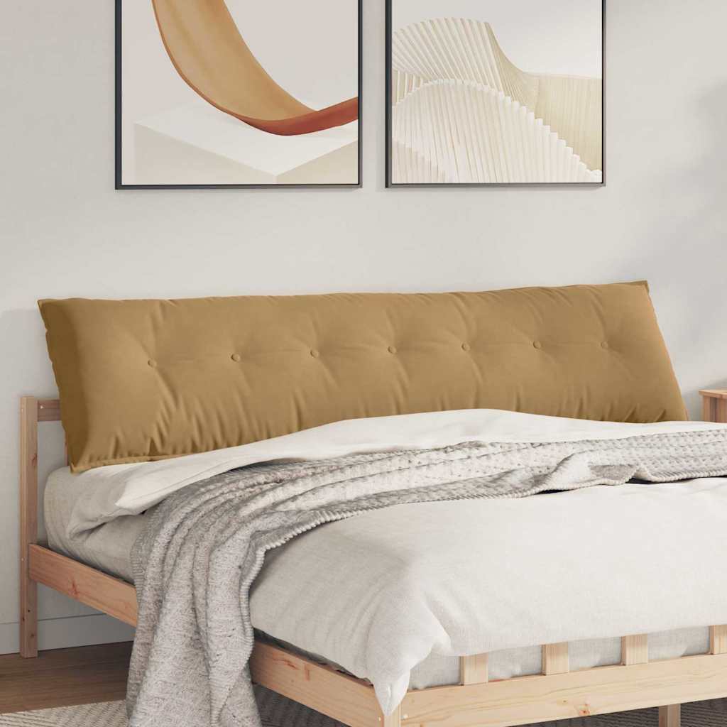 Vidaxx Rückenkissen braun 200 x 50 cm Cordstoff