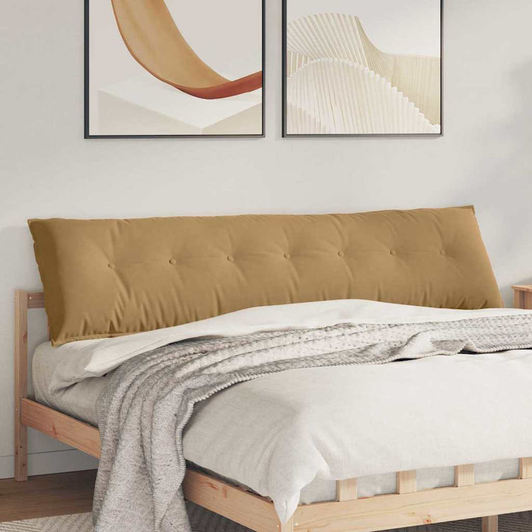 Vidaxx Rückenkissen braun 200 x 50 cm Cordstoff