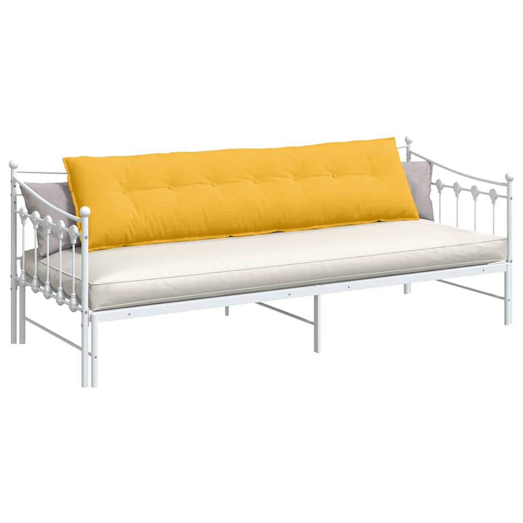 Vidaxx Rückenkissen Hellgelb 200 x 50 cm Cordstoff