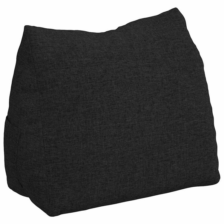 Vidaxx Rückenkissen schwarz 45 x 20 x 35 cm Stoff