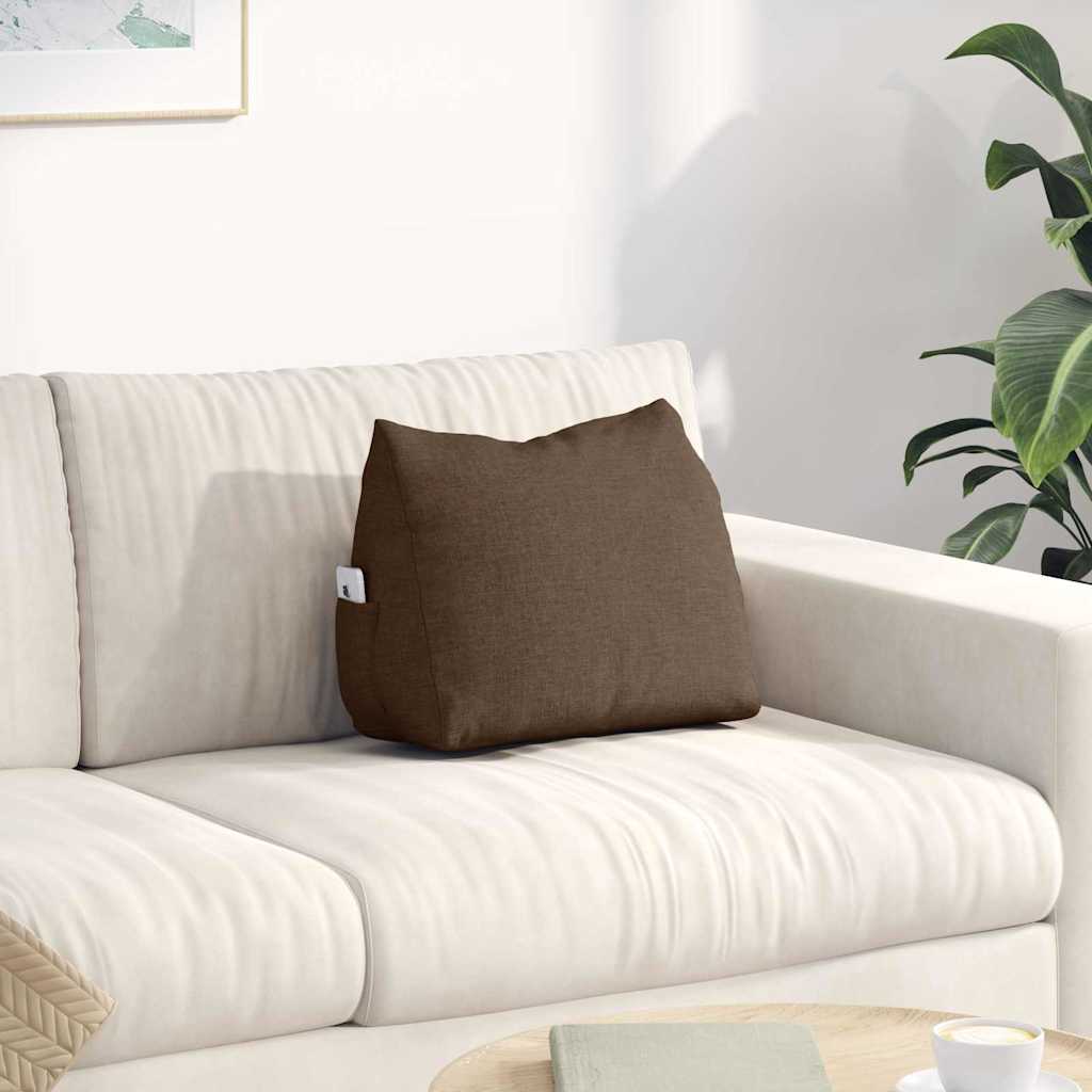 Vidaxx Rückenkissen braun 45 x 20 x 35 cm Stoff
