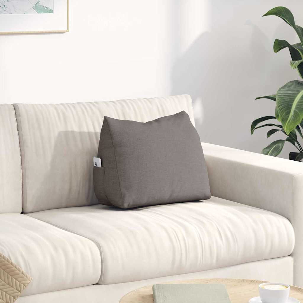 Vidaxx Rückenkissen Taupe 45 x 20 x 35 cm Stoff