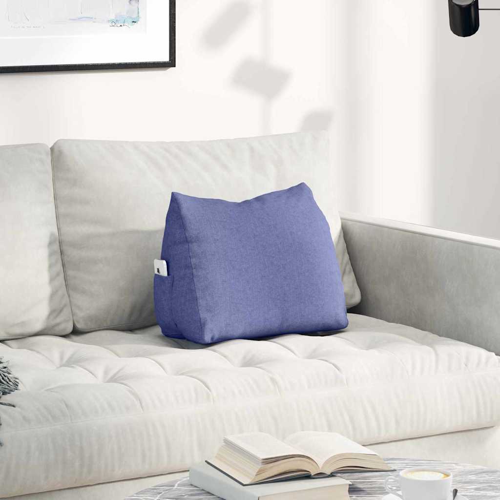 Vidaxx Rückenkissen Jeansblau 45 x 20 x 35 cm Stoff