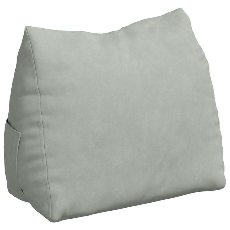 Vidaxx Rückenkissen hellgrau 45 x 20 x 35 cm Cordstoff