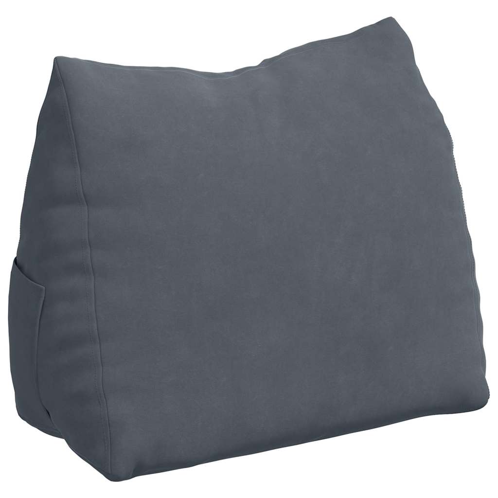 Vidaxx Rückenkissen dunkelgrau 45 x 20 x 35 cm Cordstoff