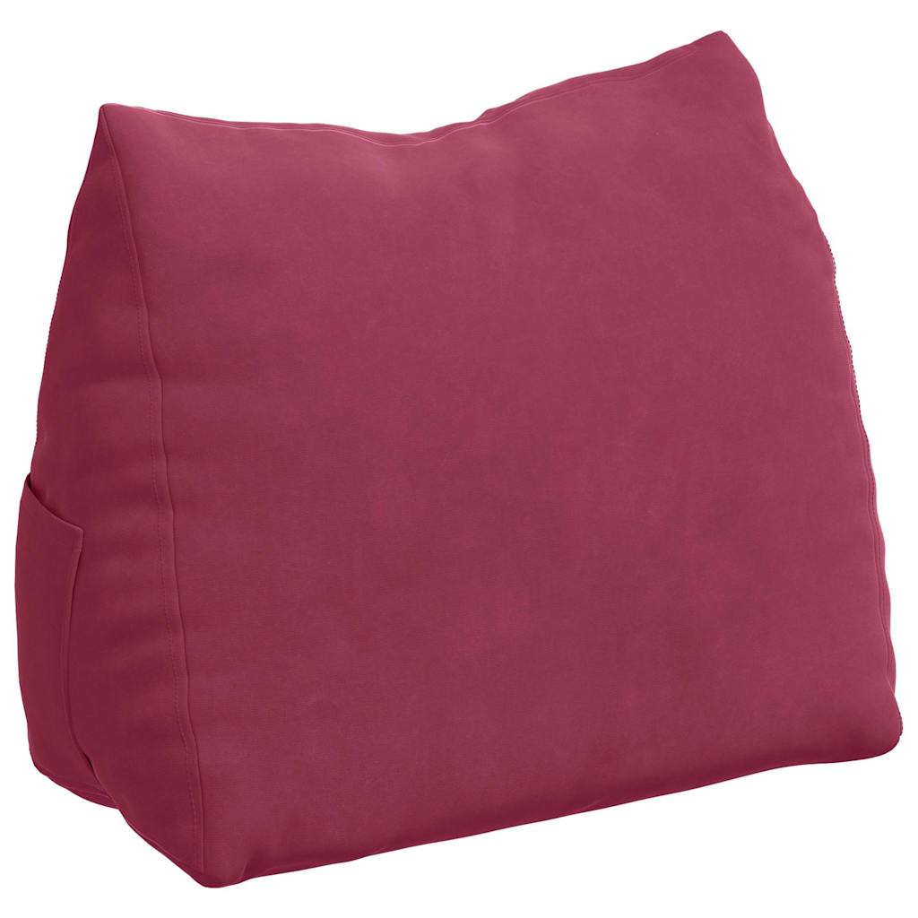 Vidaxx Rückenkissen weinrot 45 x 20 x 35 cm Cordstoff