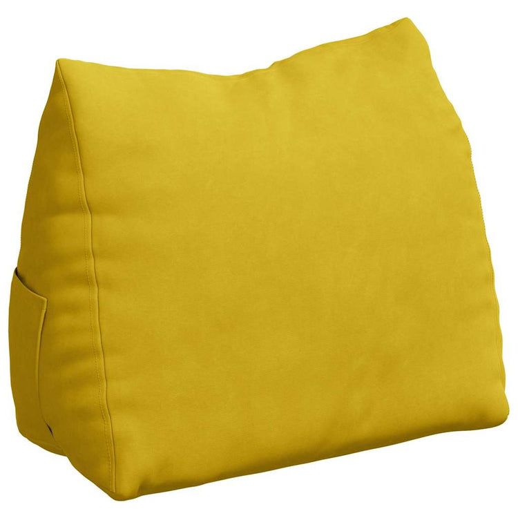 Vidaxx Rückenkissen gelb 45 x 20 x 35 cm Cordstoff