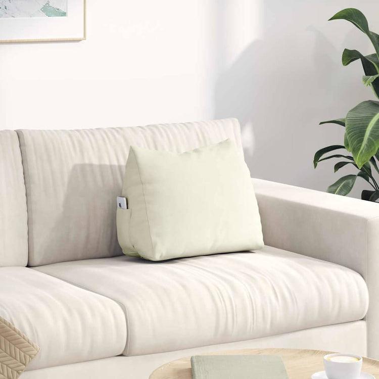 Vidaxx Rückenkissen Creme 45 x 20 x 35 cm Cordstoff