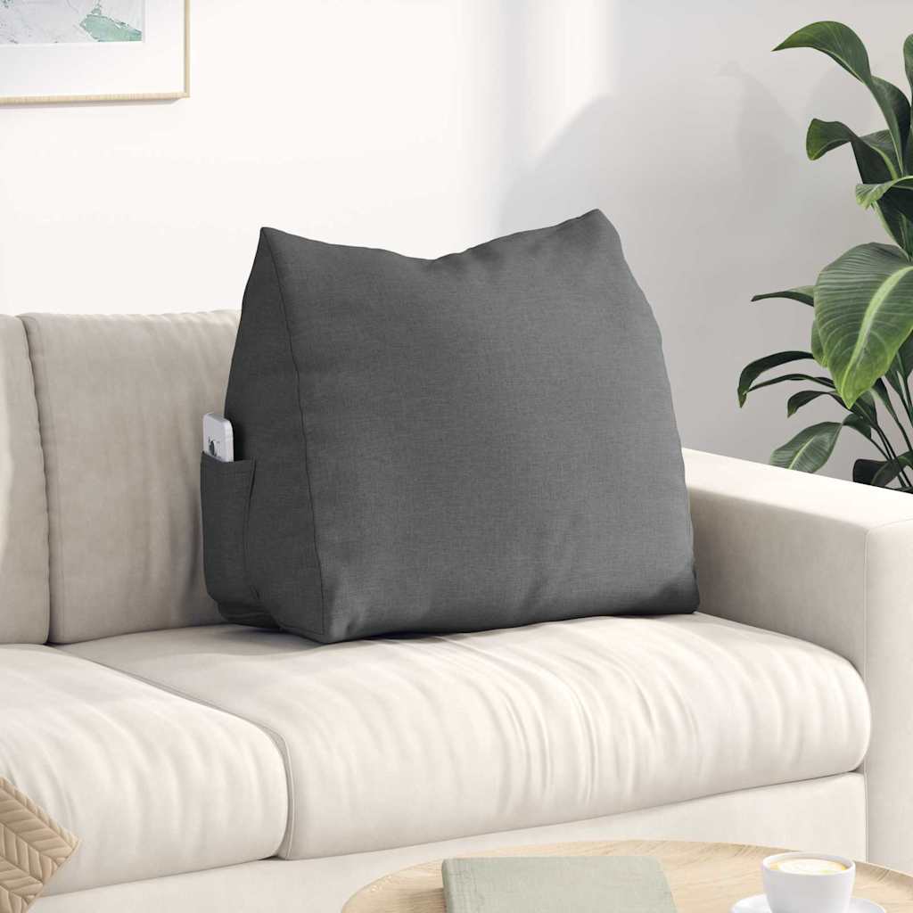 Vidaxx Rückenkissen dunkelgrau 60 x 20 x 50 cm Stoff