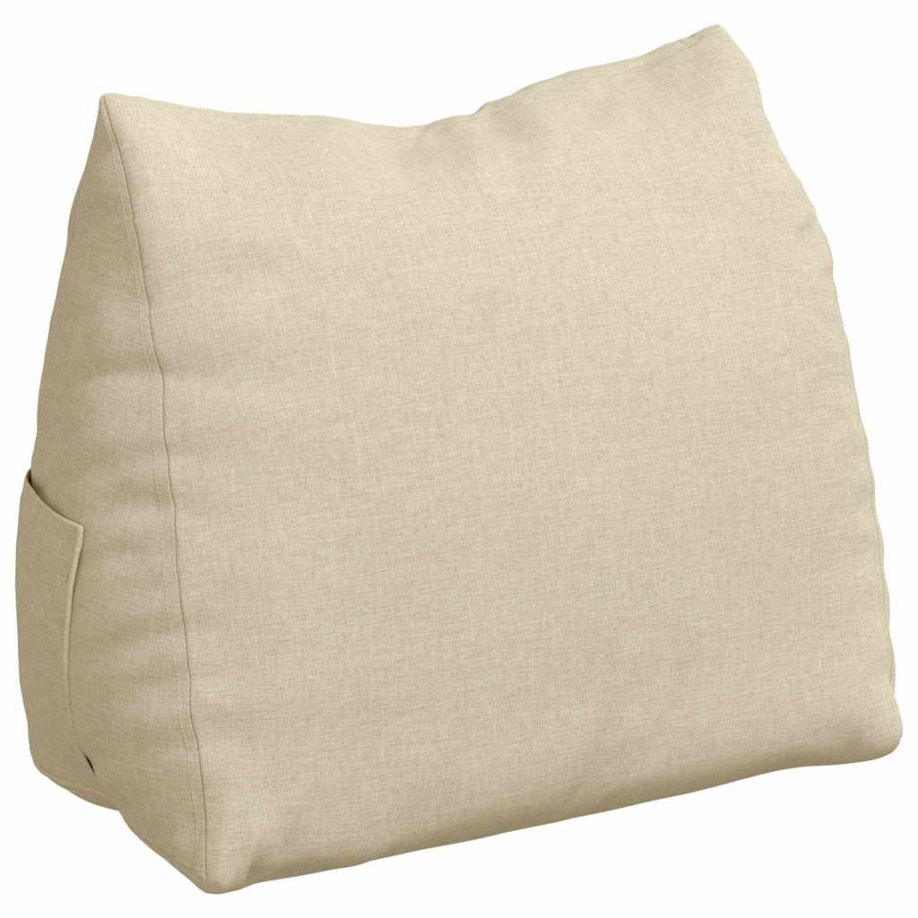 Vidaxx Rückenkissen Creme 60 x 20 x 50 cm Stoff
