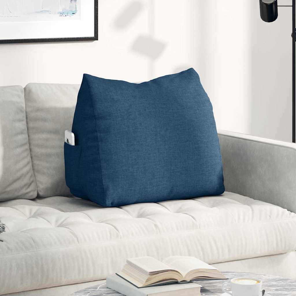 Vidaxx Rückenkissen blau 60 x 20 x 50 cm Stoff