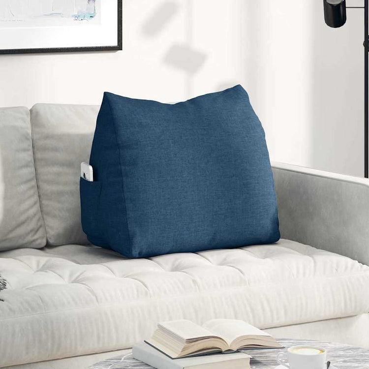 Vidaxx Rückenkissen blau 60 x 20 x 50 cm Stoff