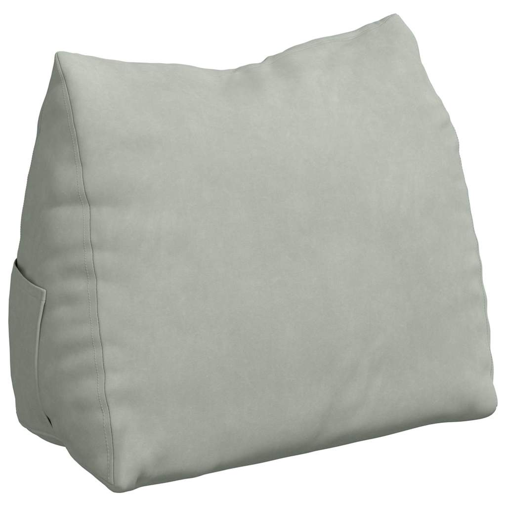 Vidaxx Rückenkissen hellgrau 60 x 20 x 50 cm Cordstoff