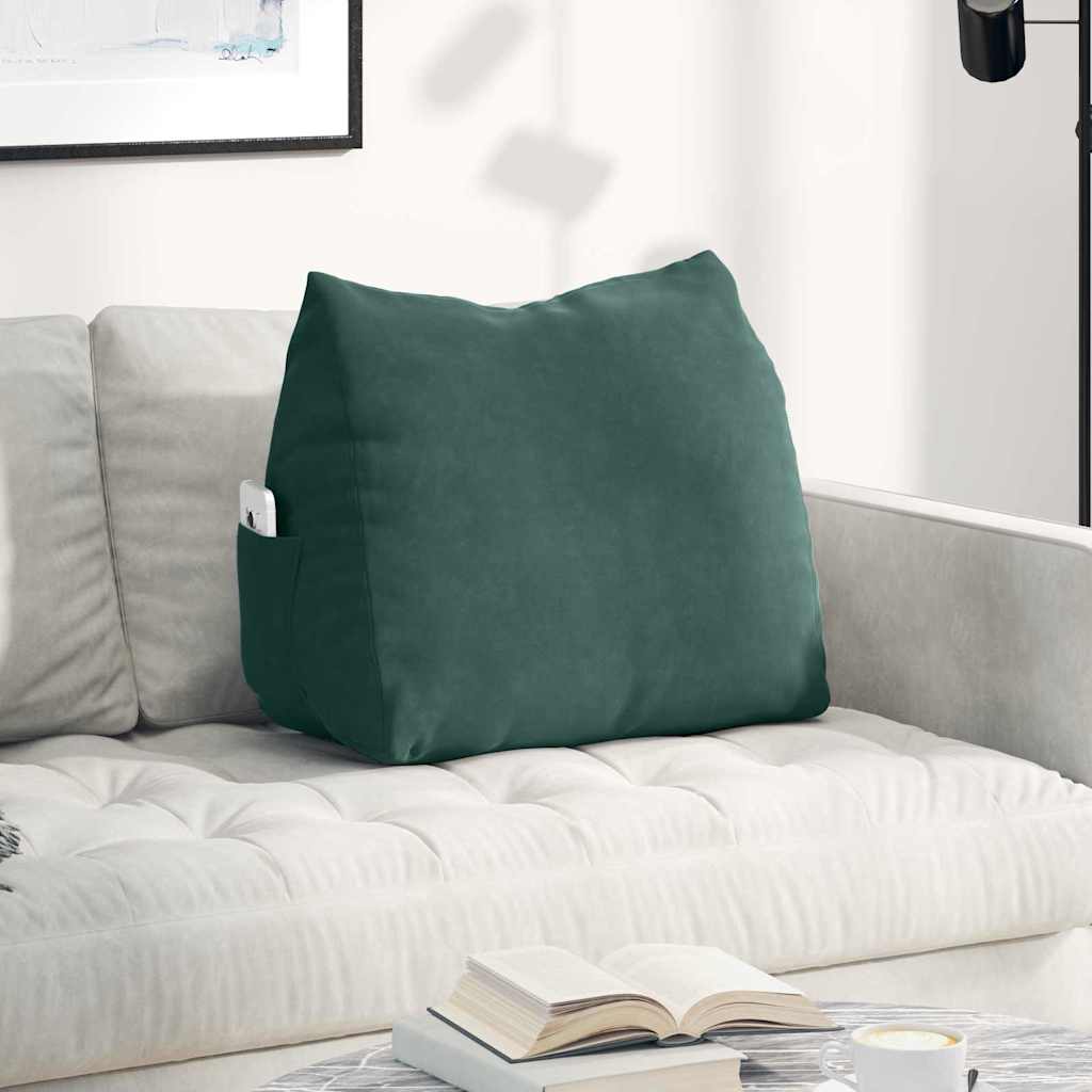 Vidaxx Rückenkissen dunkelgrün 60 x 20 x 50 cm Cordstoff