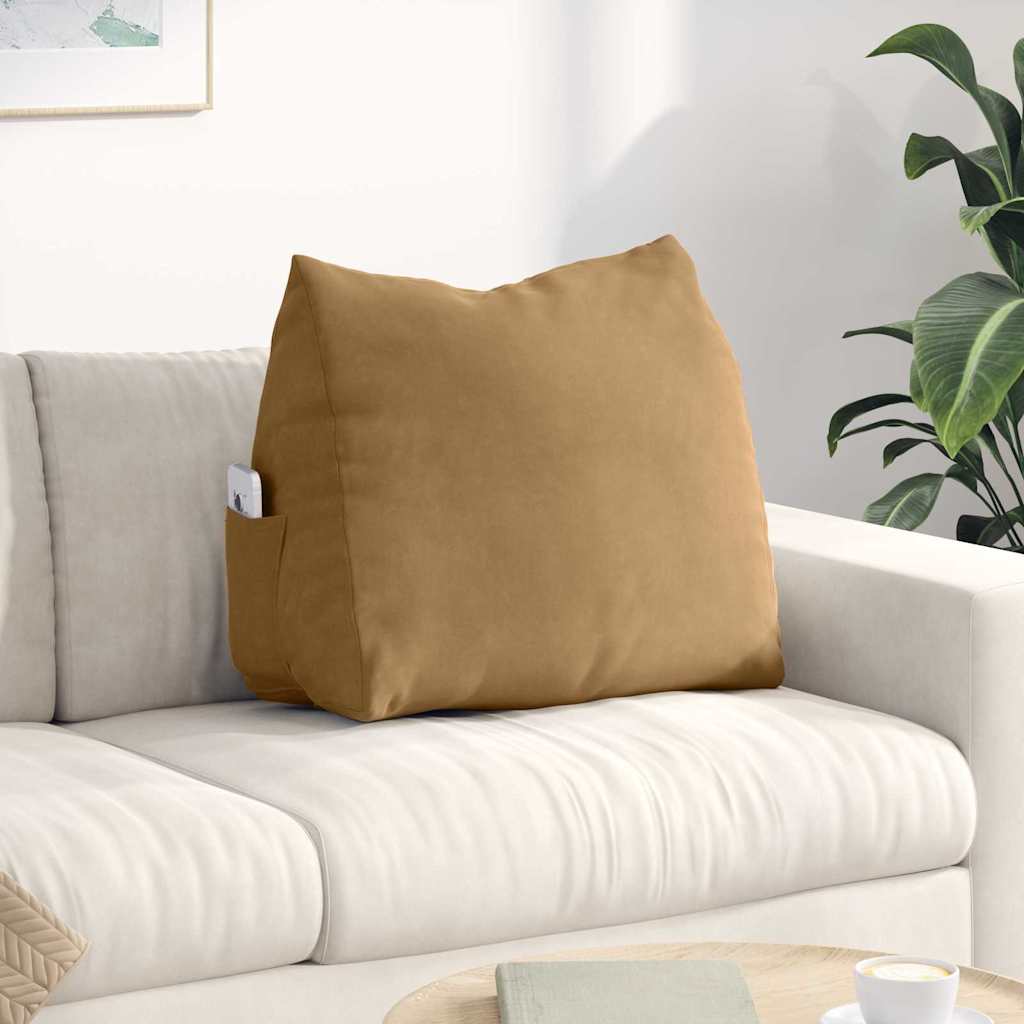 Vidaxx Rückenkissen braun 60 x 20 x 50 cm Cordstoff