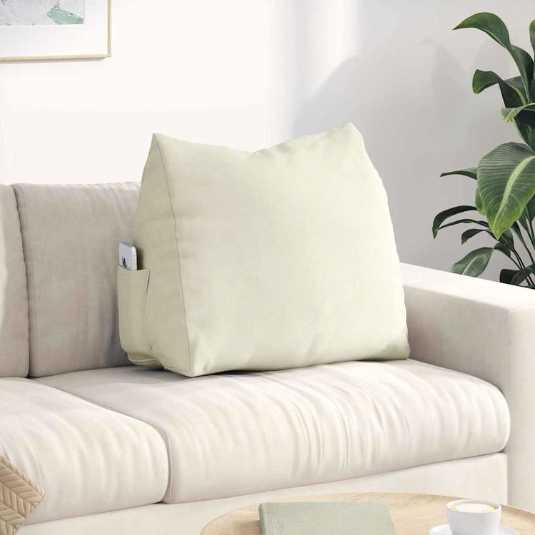 Vidaxx Rückenkissen Creme 60 x 20 x 50 cm Cordstoff