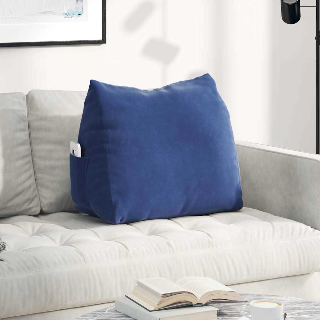 Vidaxx Rückenkissen Polizeiblau 60 x 20 x 50 cm Cordstoff