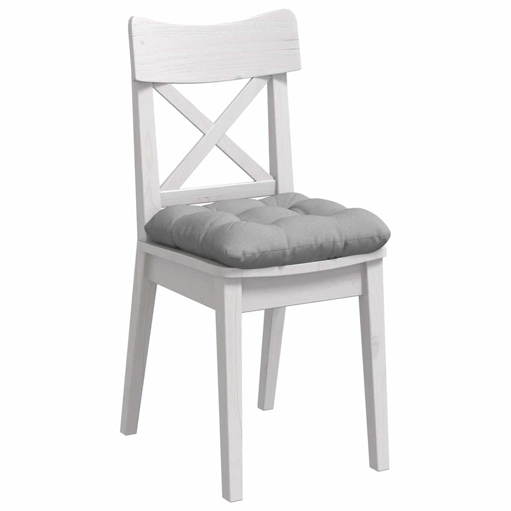VidaXL Sitzkissen 4 Stück Wolkengrau 40 x 40 x 12 cm Stoff