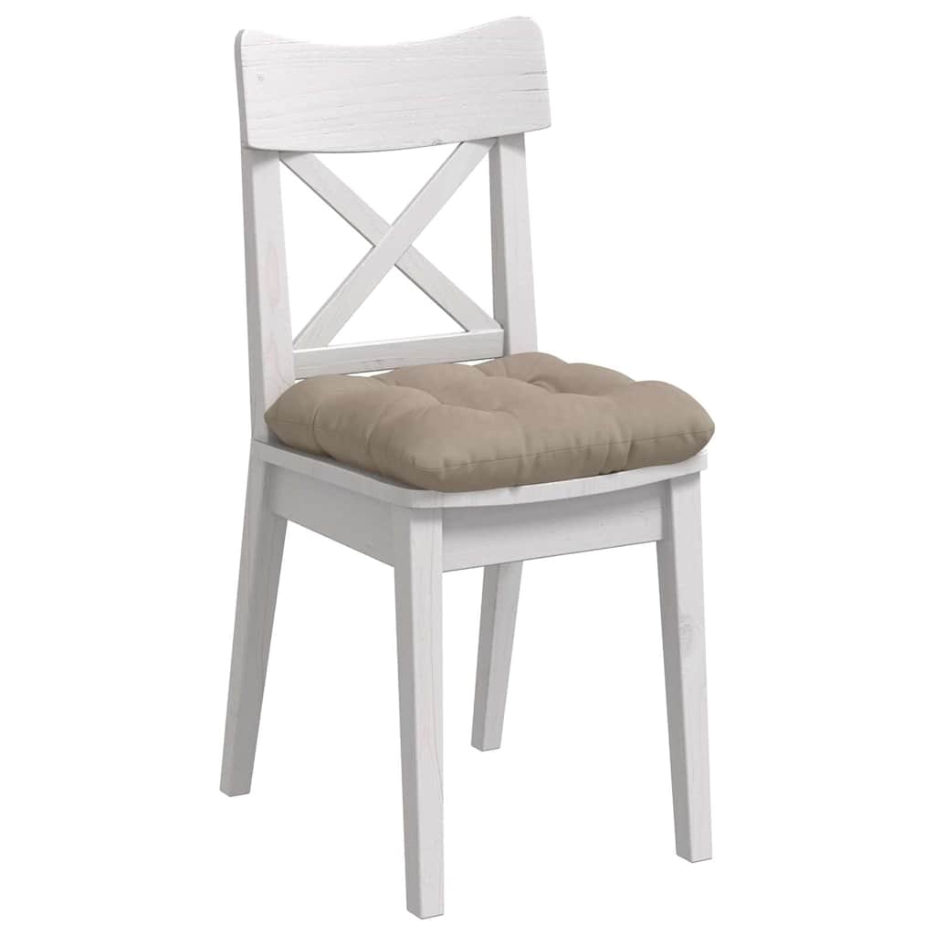 Vidaxx Sitzkissen 4 Stück Taupe 40 x 40 cm Mikrofaserstoff