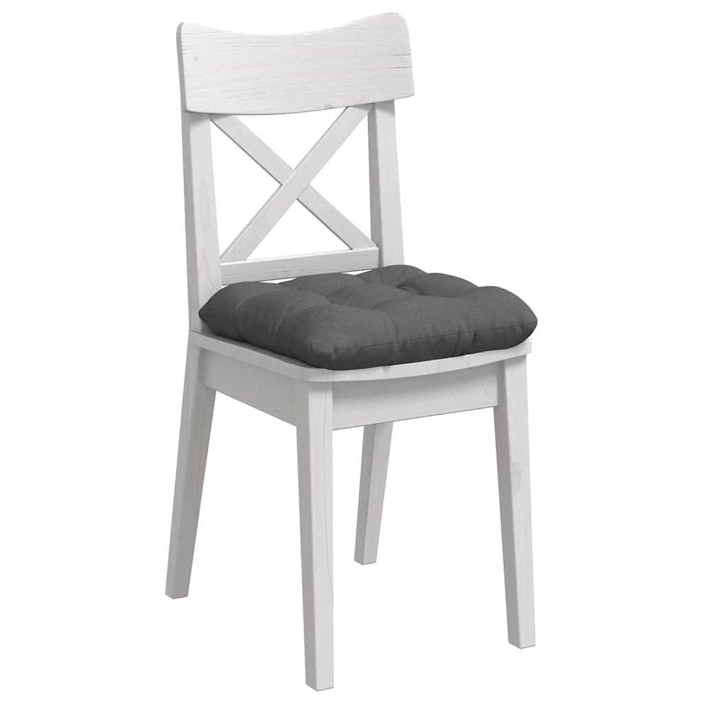 Vidaxx Sitzkissen 4 Stück dunkelgrau 45 x 45 x 12 cm Stoff