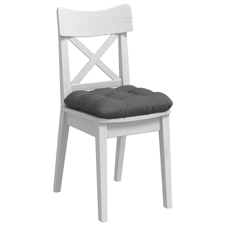 Vidaxx Sitzkissen 4 Stück dunkelgrau 45 x 45 x 12 cm Stoff