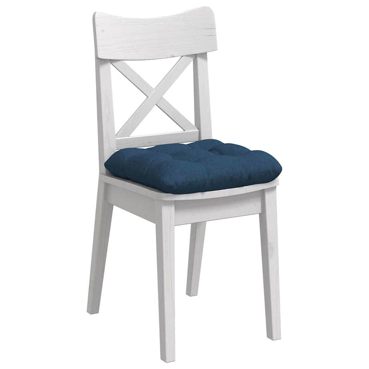 VidaXL Sitzkissen 4 Stück blau 45 x 45 x 12 cm Stoff