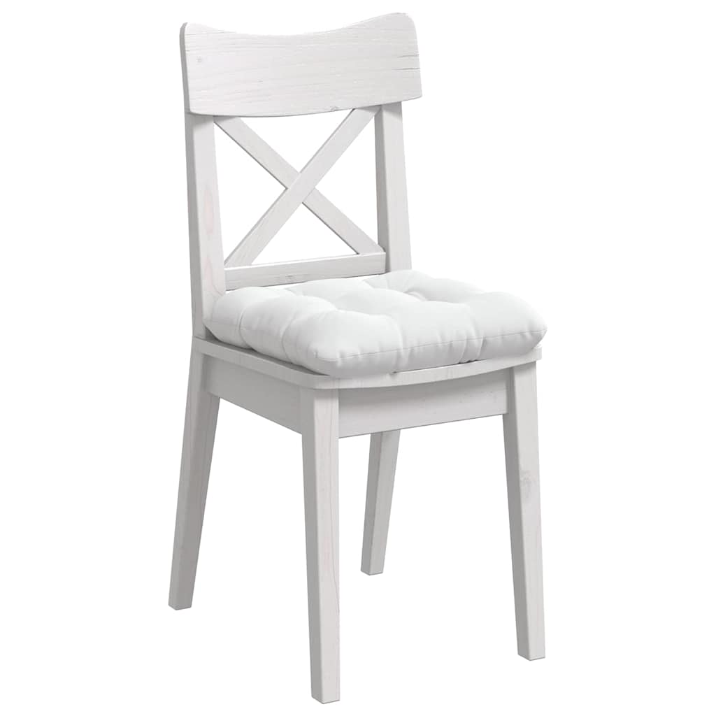 Vidaxx Sitzkissen 4 Stück weiß 45 x 45 x 12 cm Stoff