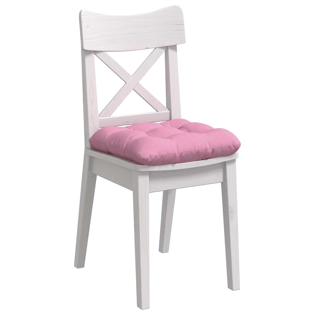 VidaXL Sitzkissen 4 Stück rosa 45 x 45 x 12 cm Stoff