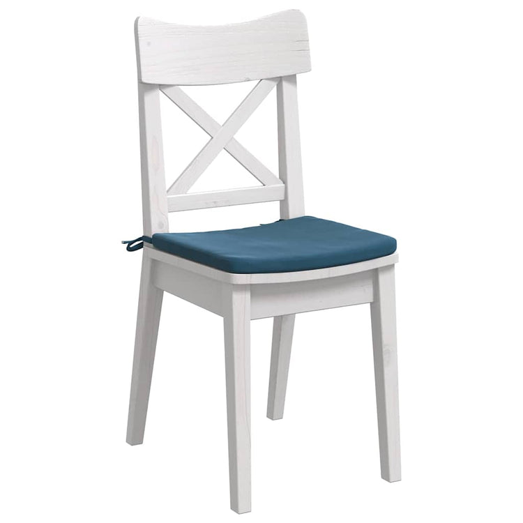 Vidaxx Sitzkissen 4 Stück blau 40 x 40 x 3 cm Samt