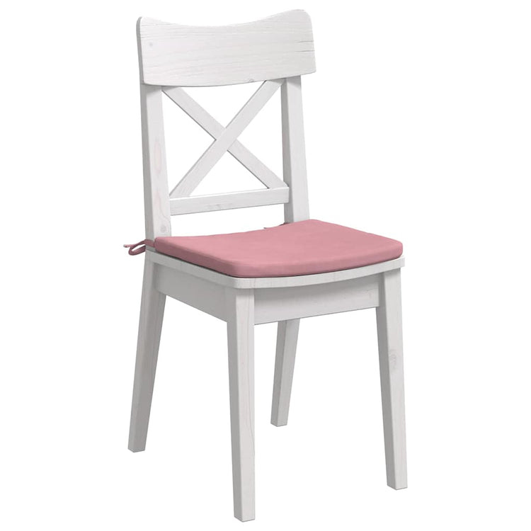 VidaXL Sitzkissen 4 Stück rosa 40 x 40 x 3 cm Samt