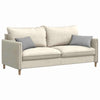 VidaXL Sofakissen 2 Stk. Wolkengrau 50 x 30 cm Stoff