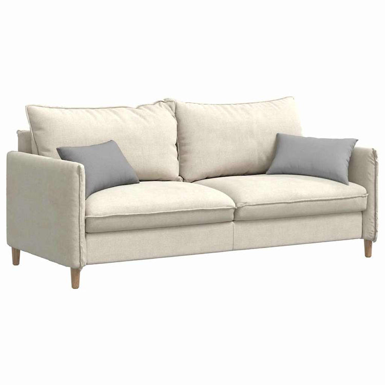 VidaXL Sofakissen 2 Stk. Wolkengrau 50 x 30 cm Stoff