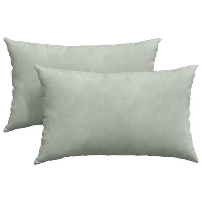 VidaXL Sofakissen 2 Stück hellgrau 50 x 30 cm Cordstoff