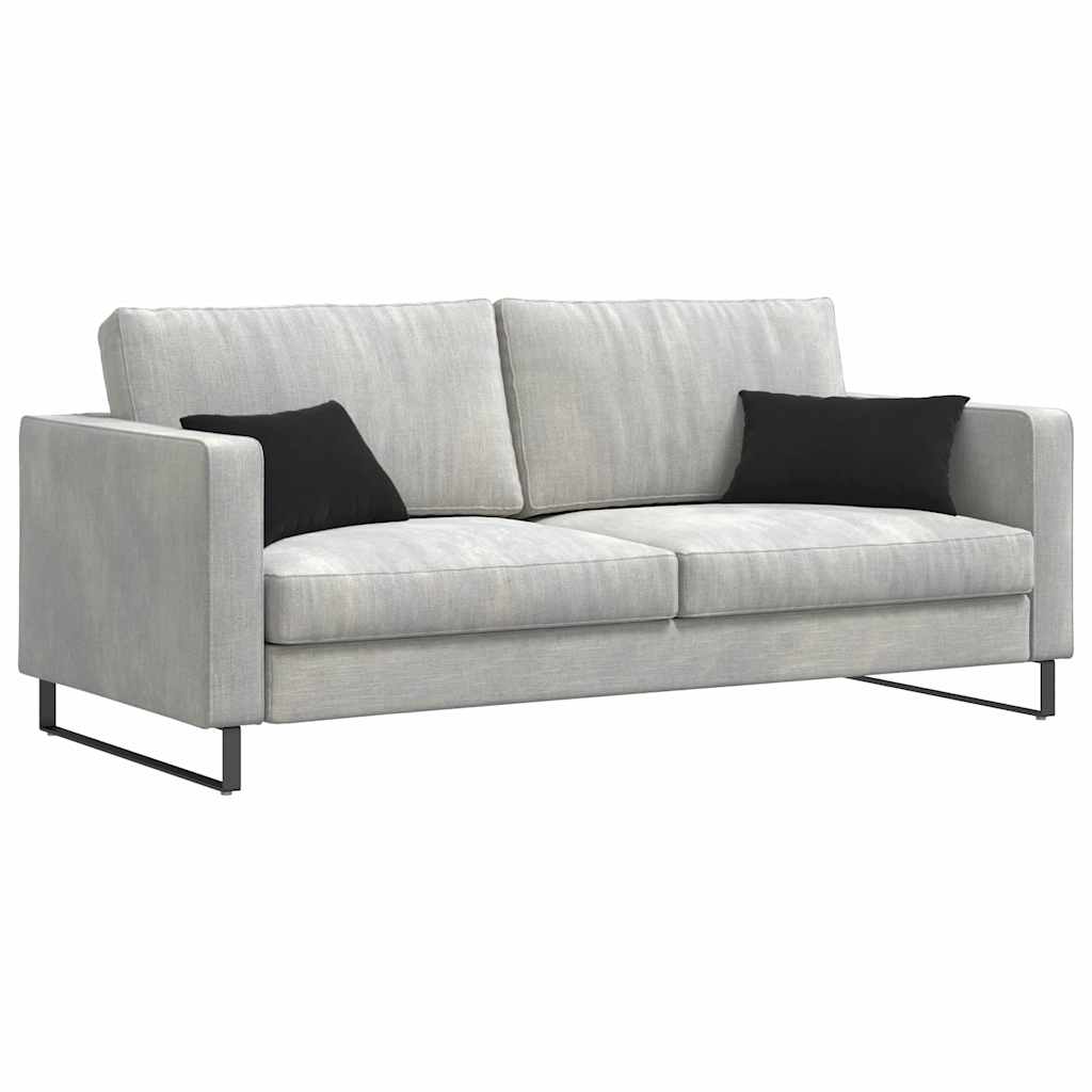 VidaXL Sofakissen 2 Stück Schwarz 50 x 30 cm Cordstoff