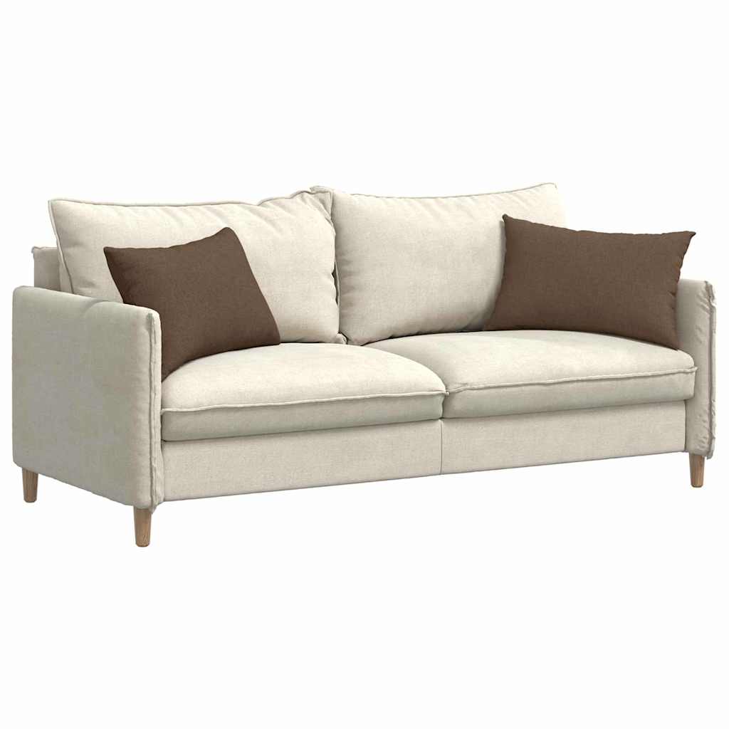 VidaXL Sofakissen 2 Stück braun 60 x 40 cm Stoff