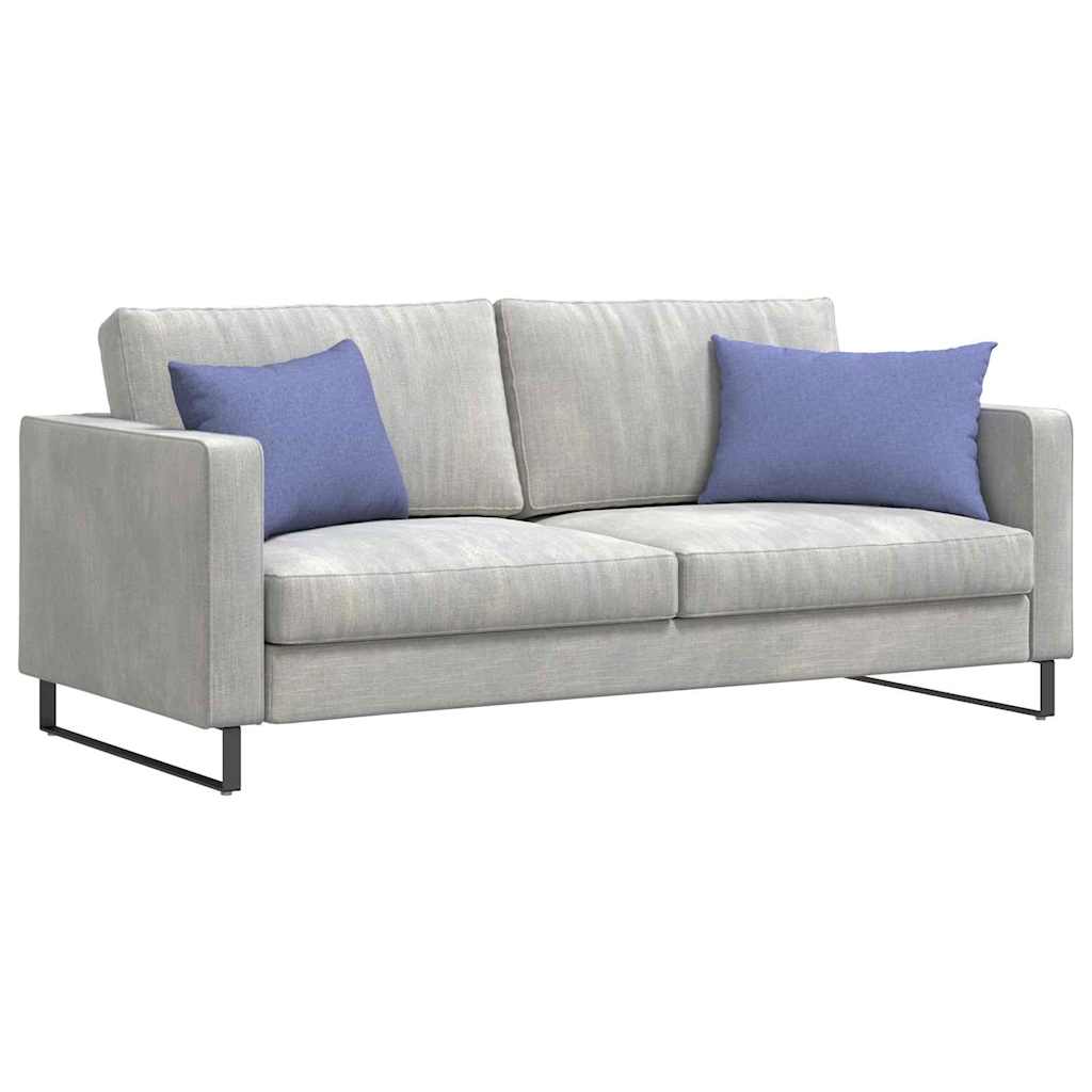VidaXL Sofakissen 2 Stück Jeansblau 60 x 40 cm Stoff