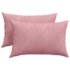 VidaXL Sofakissen 2 Stück rosa 60 x 40 cm Cordstoff
