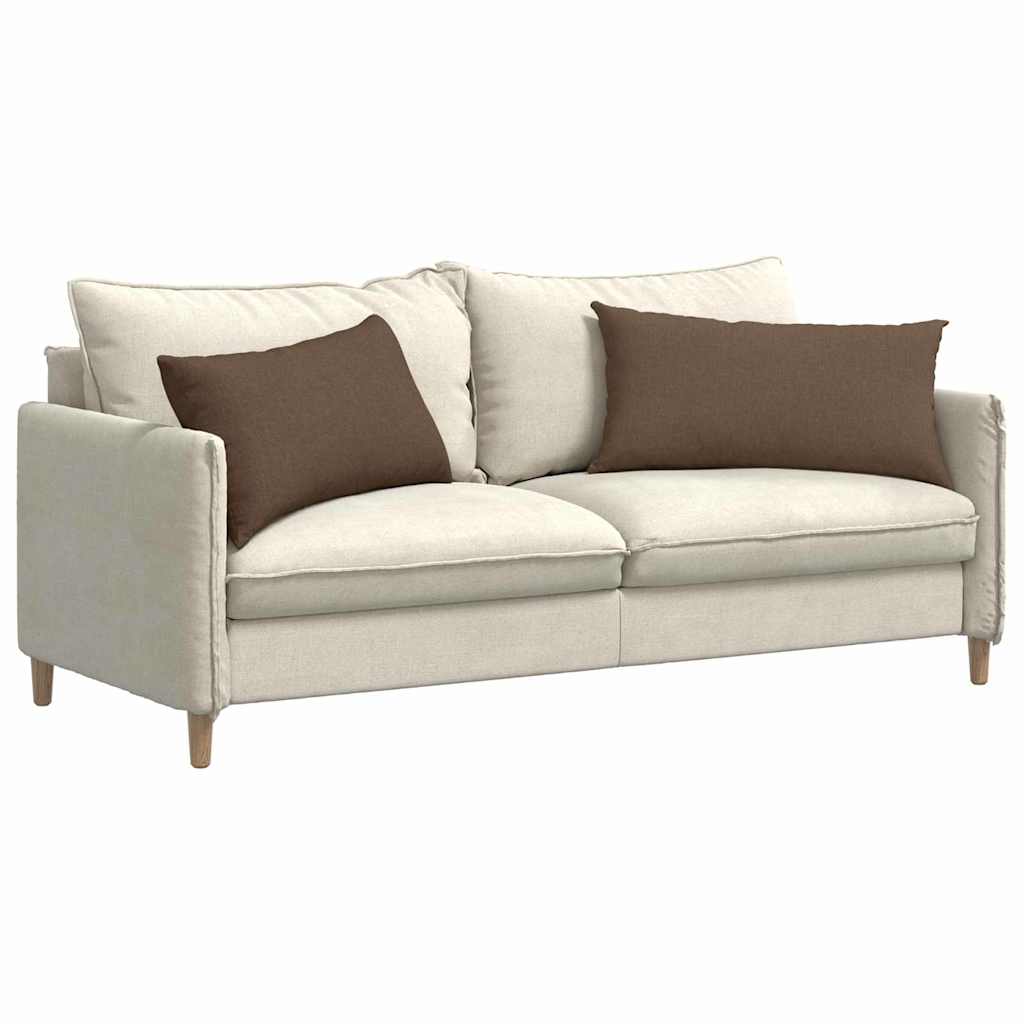 VidaXL Sofakissen 2 Stück braun 80 x 40 cm Stoff