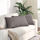 VidaXL Sofakissen 2 Stk. Taupe 80 x 40 cm Stoff