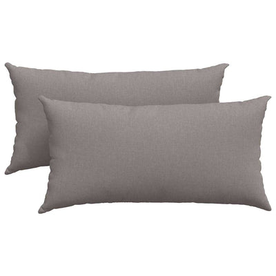 VidaXL Sofakissen 2 Stk. Taupe 80 x 40 cm Stoff