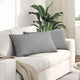 VidaXL Sofakissen 2 Stk. Wolkengrau 80 x 40 cm Stoff
